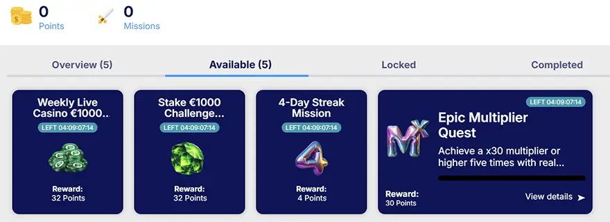 Skyhills Casino VIP-loyaliteitsprogramma