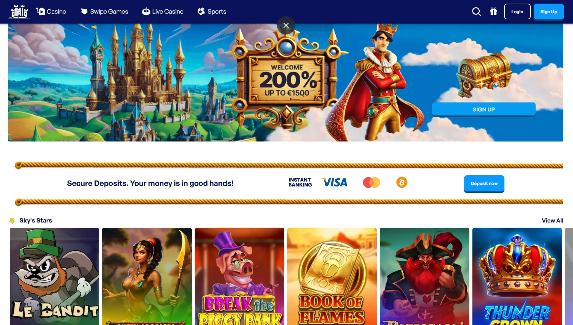Skyhills Casino Direct Spelen image 1